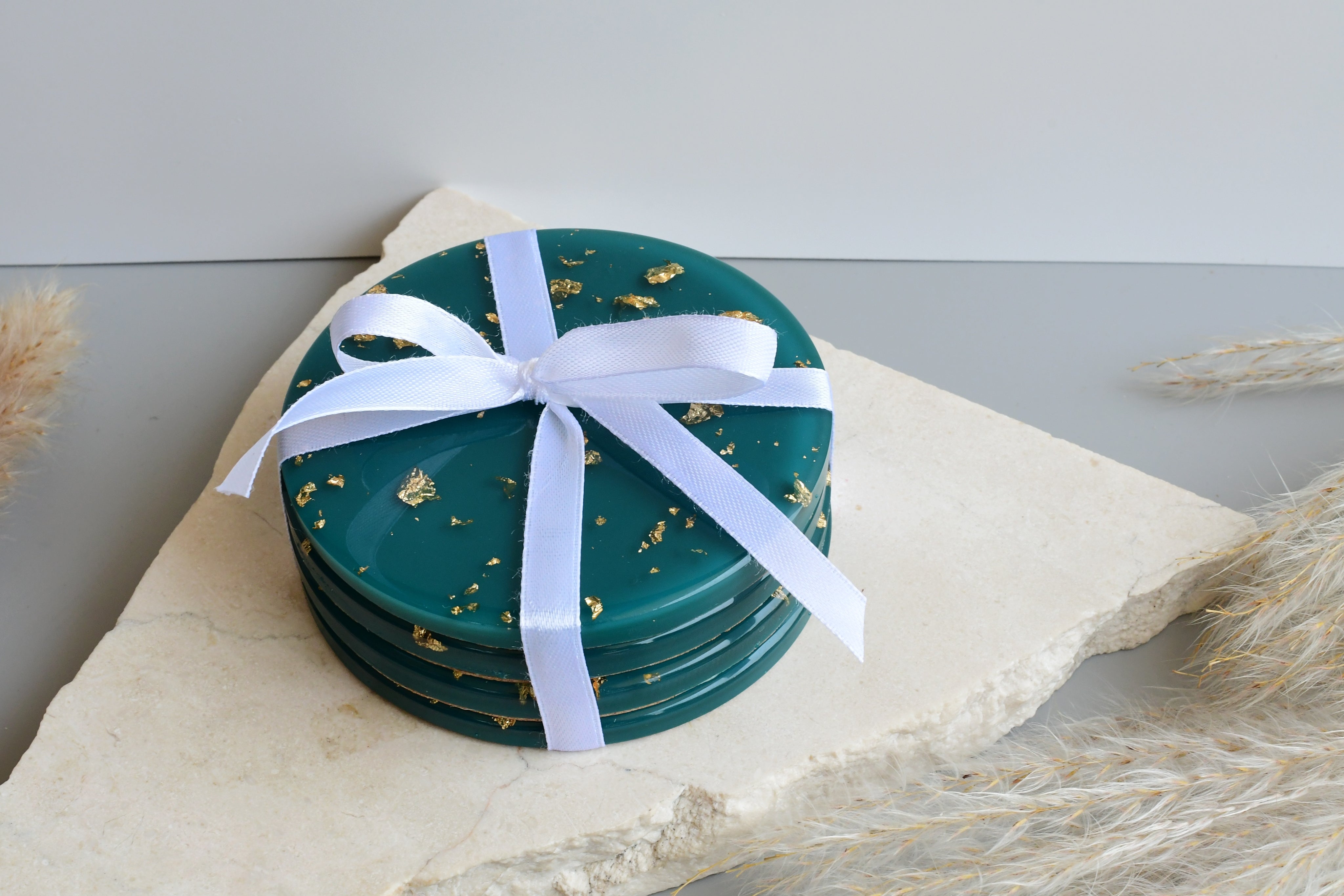 Lux Coasters - Turquoise - Made to Order