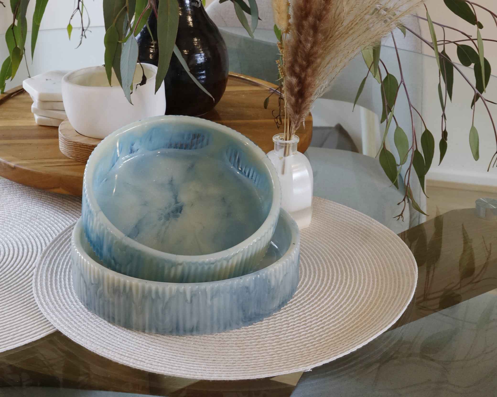 Ribbed Serving Bowl Sets