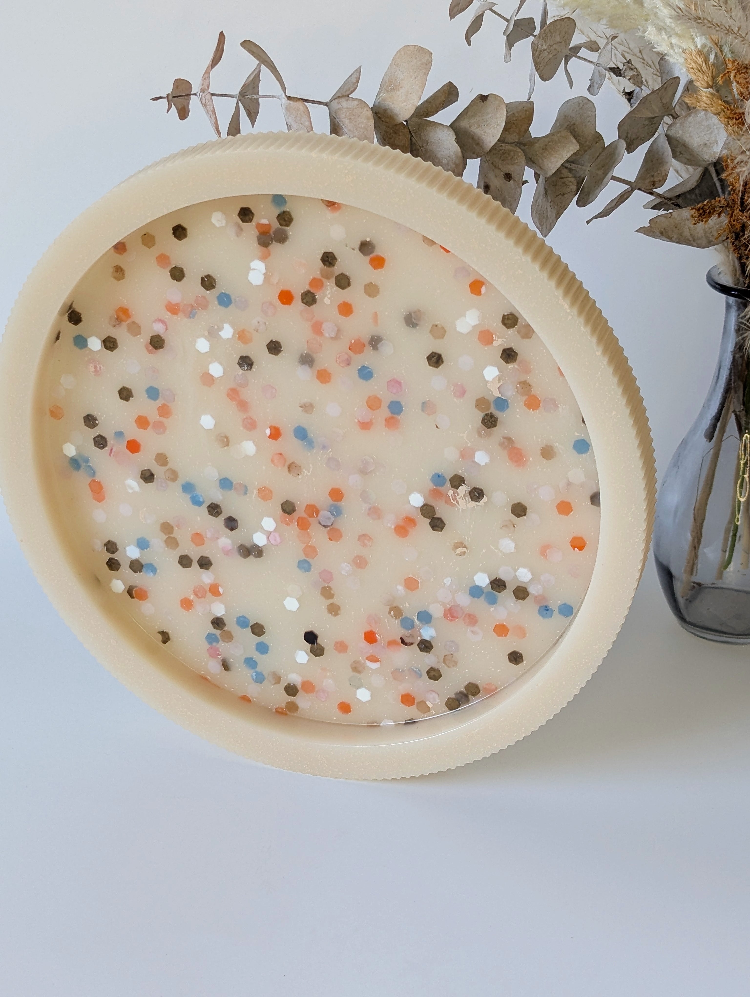 Ribbed Decor Tray