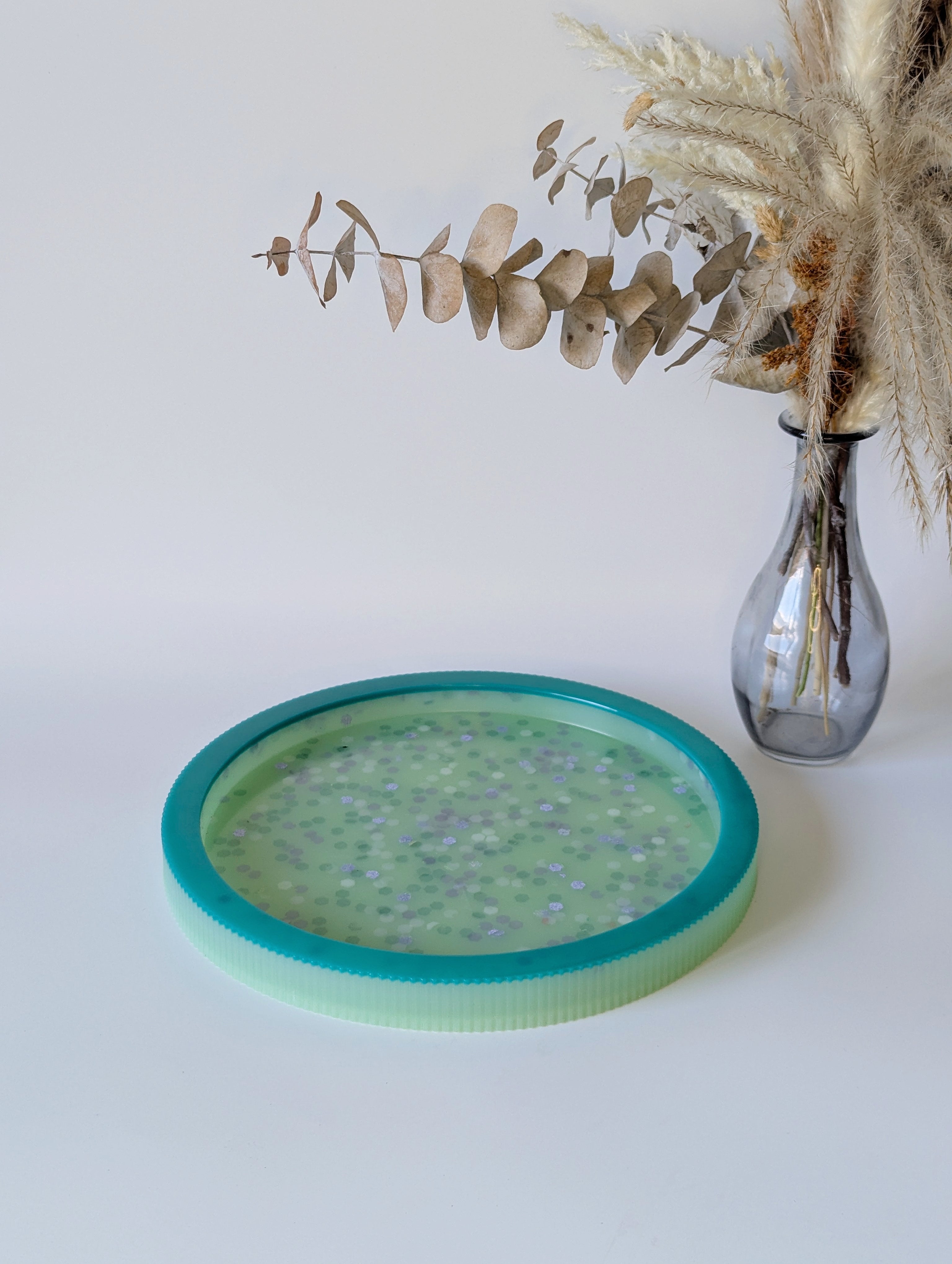 Ribbed Decor Tray