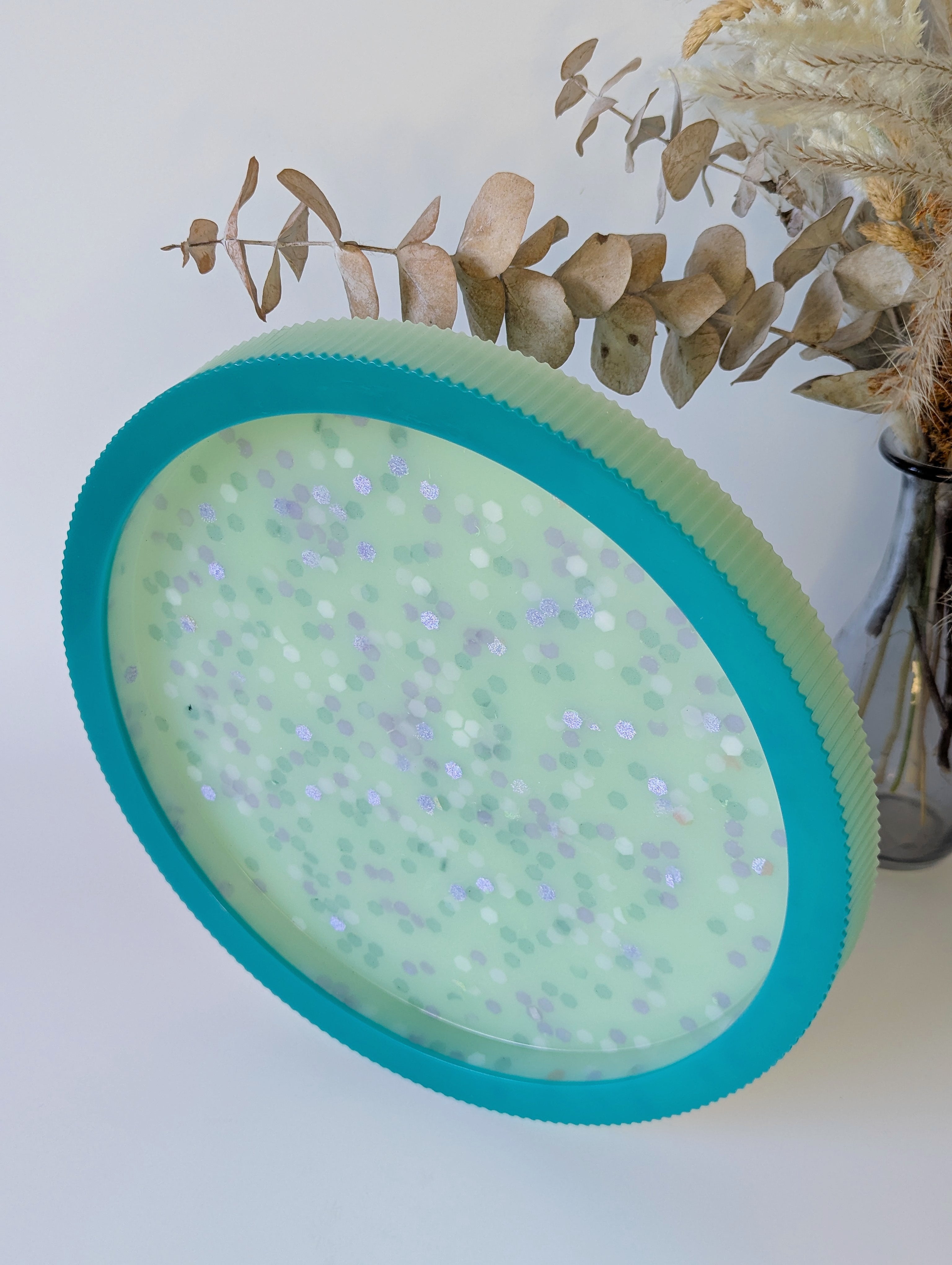 Ribbed Decor Tray