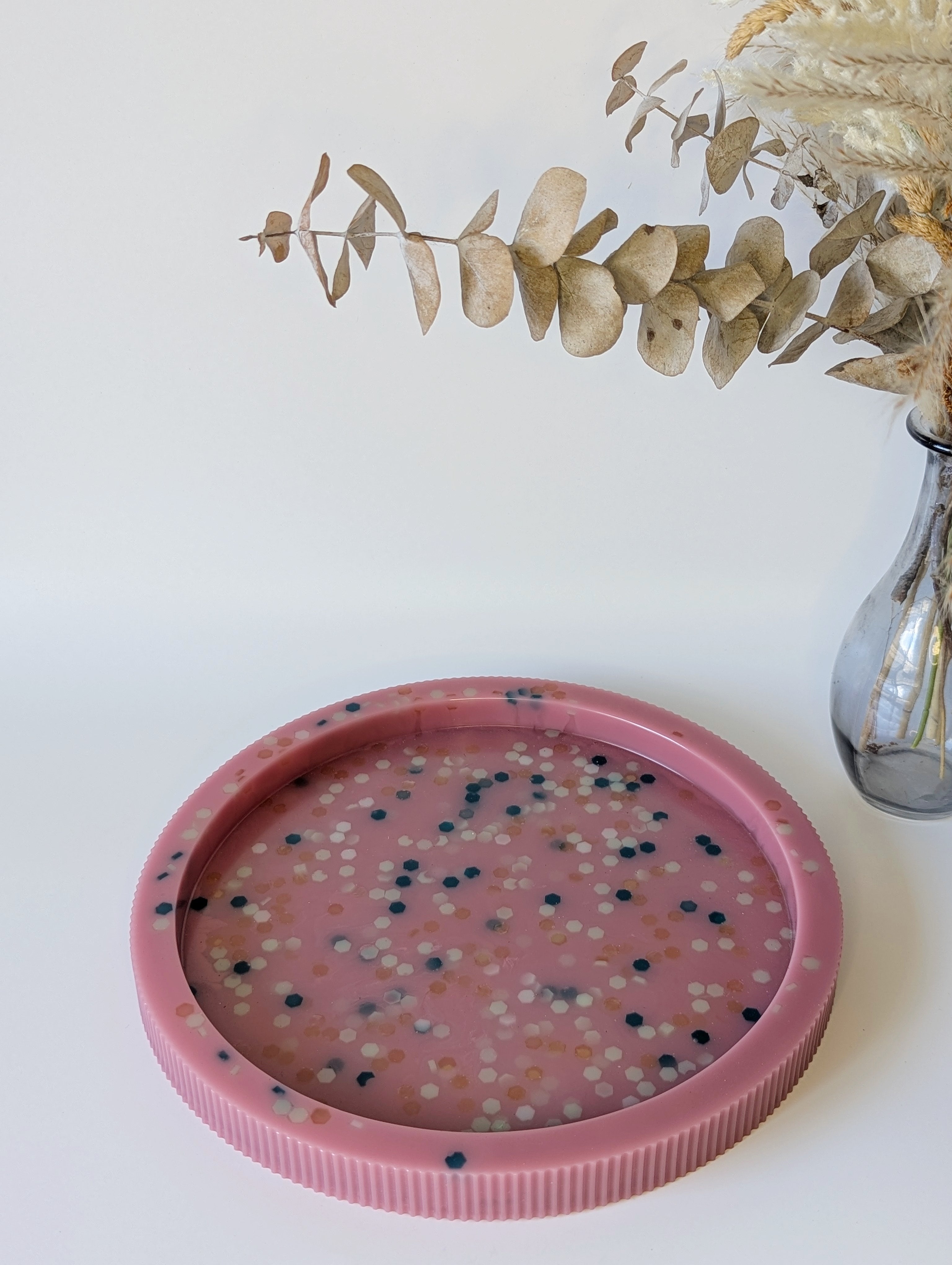 Ribbed Decor Tray