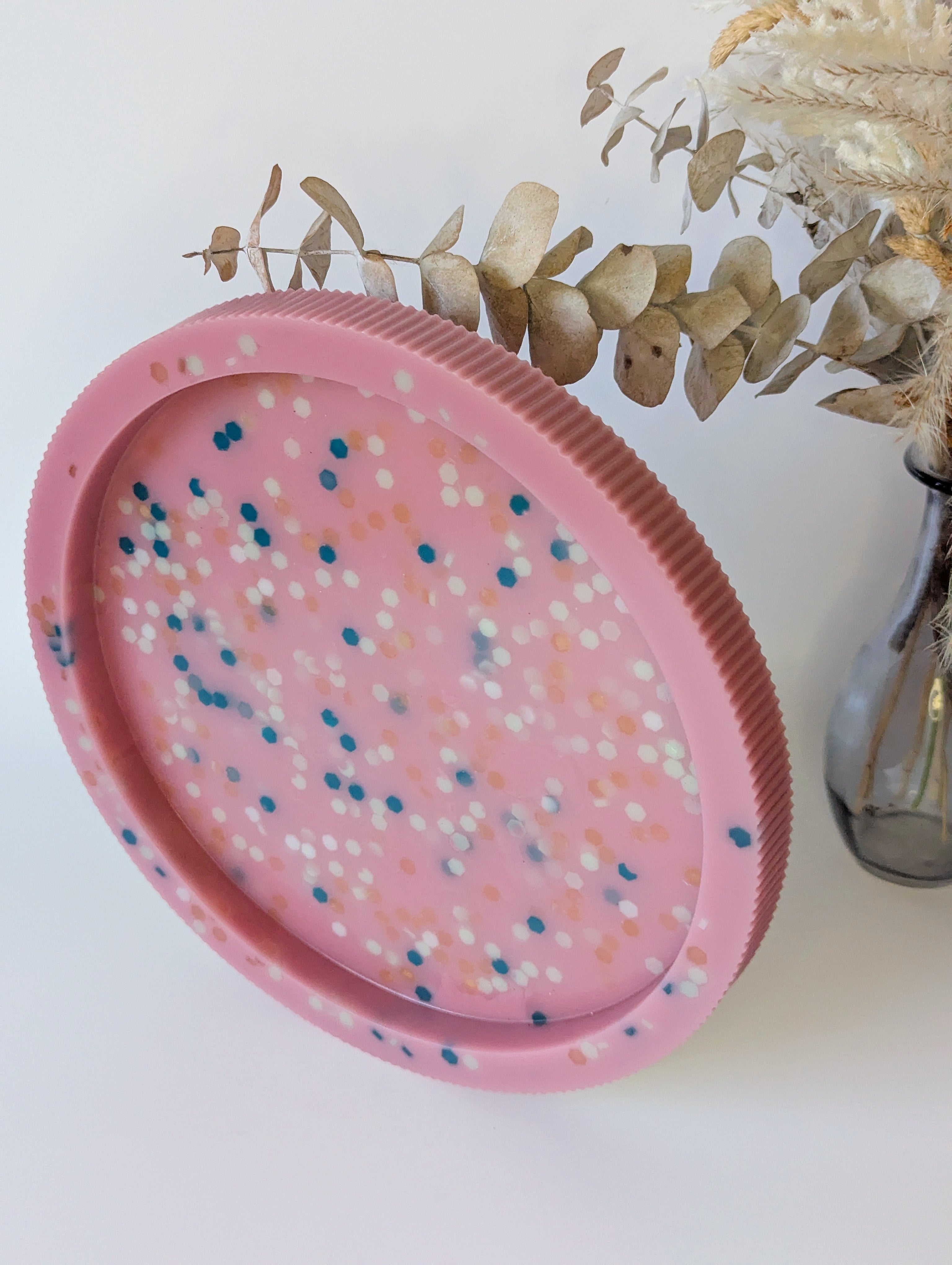 Ribbed Decor Tray