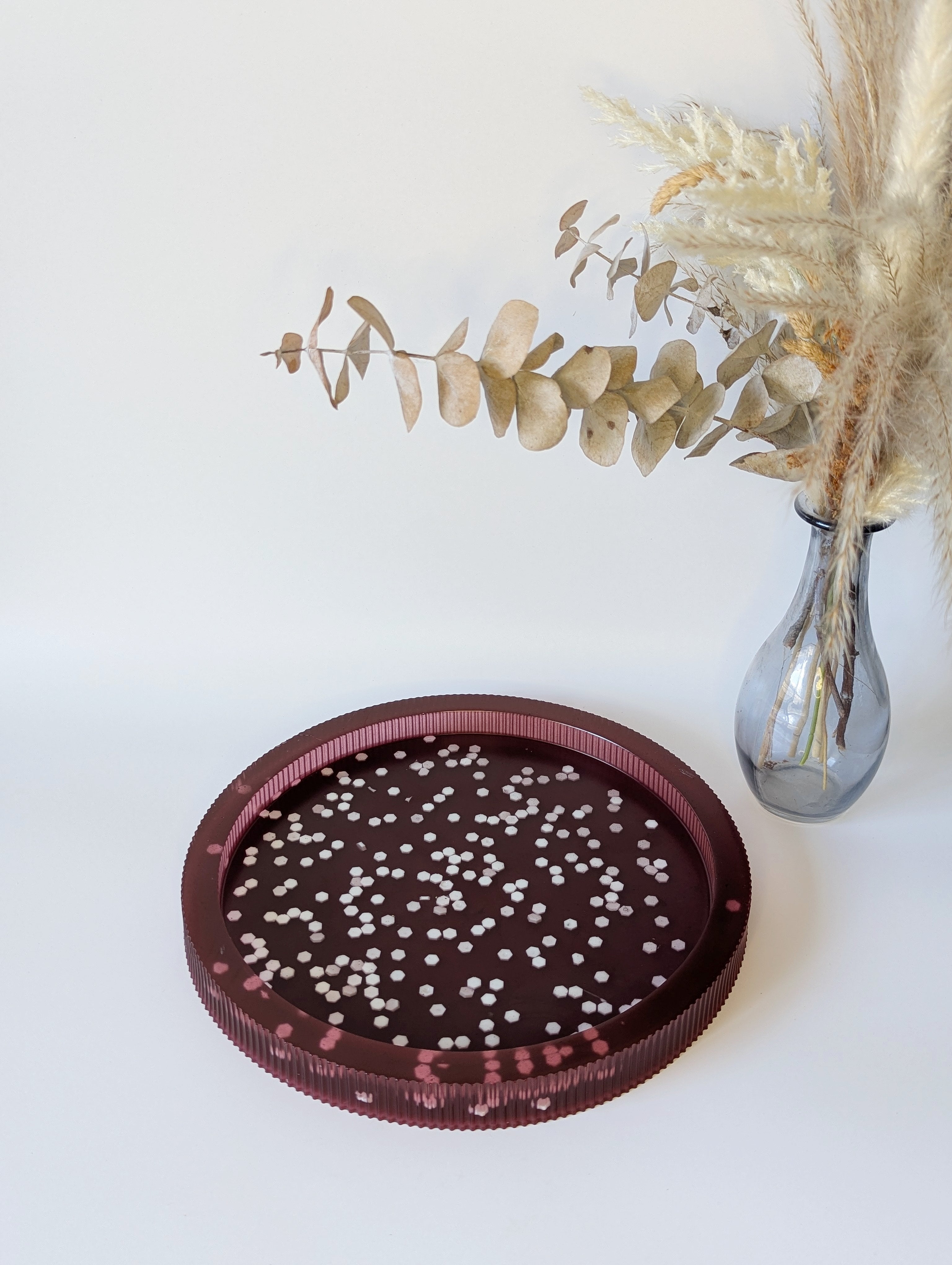Ribbed Decor Tray