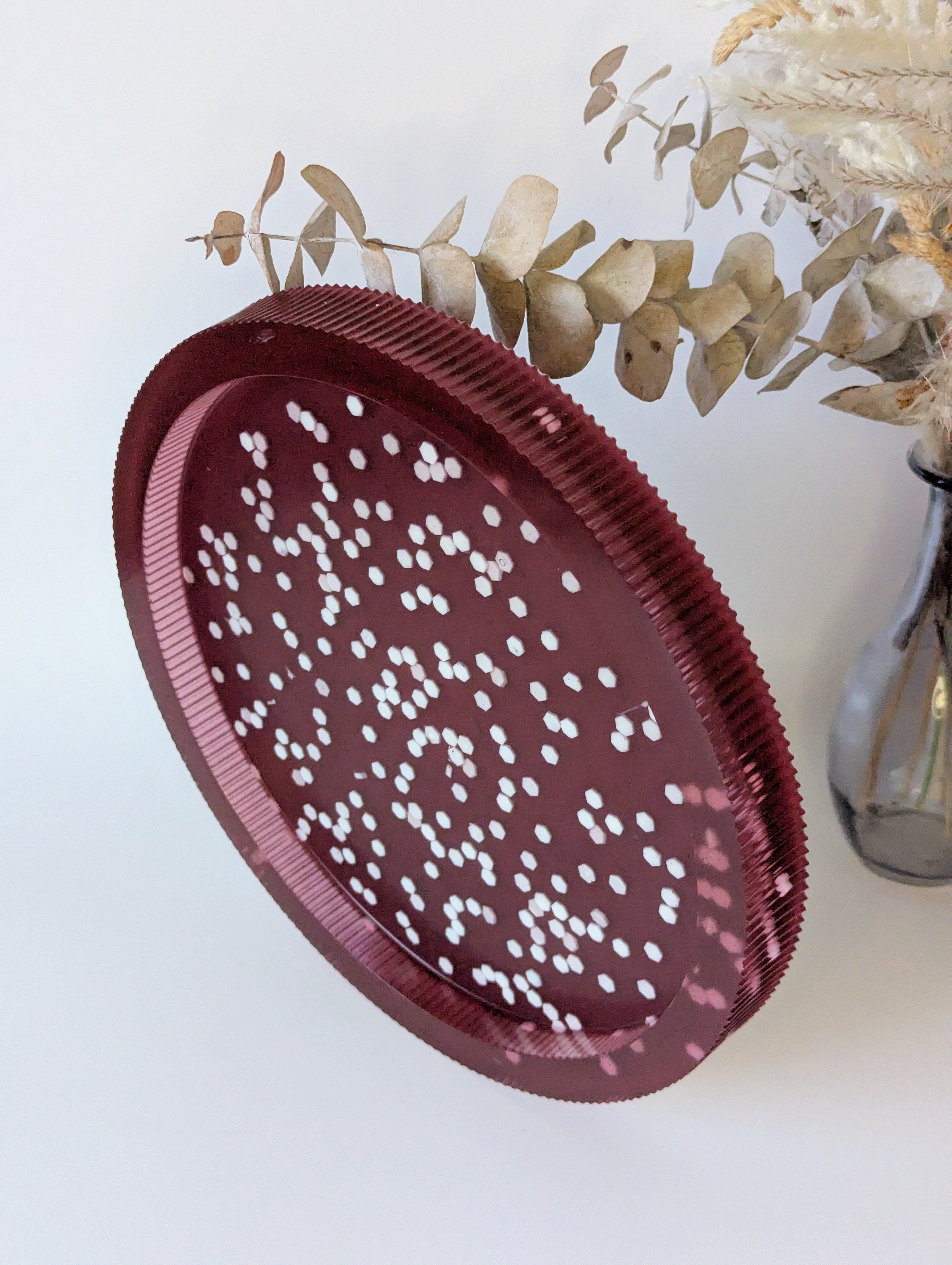 Ribbed Decor Tray