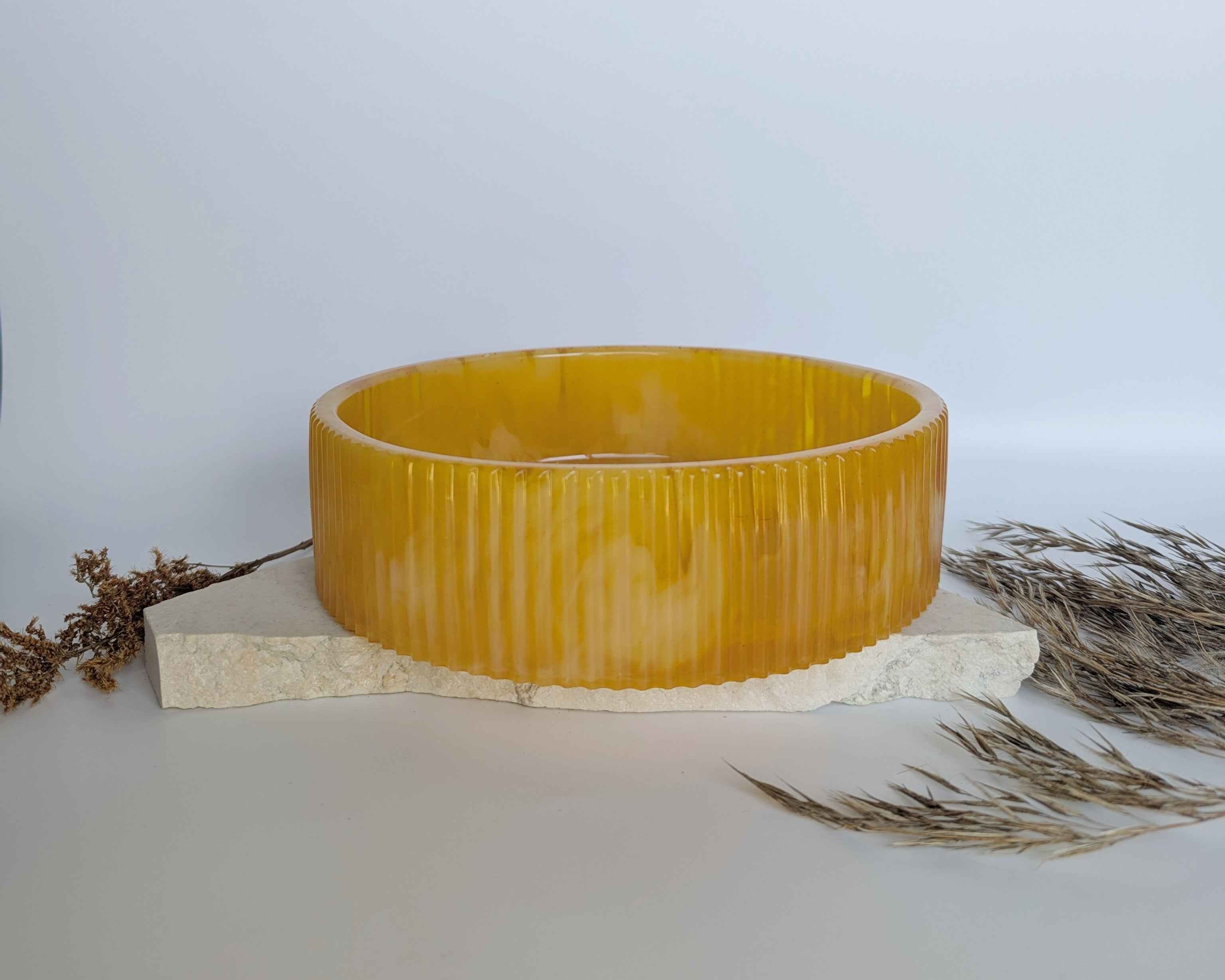 Ribbed Serving Bowls - Medium & Large