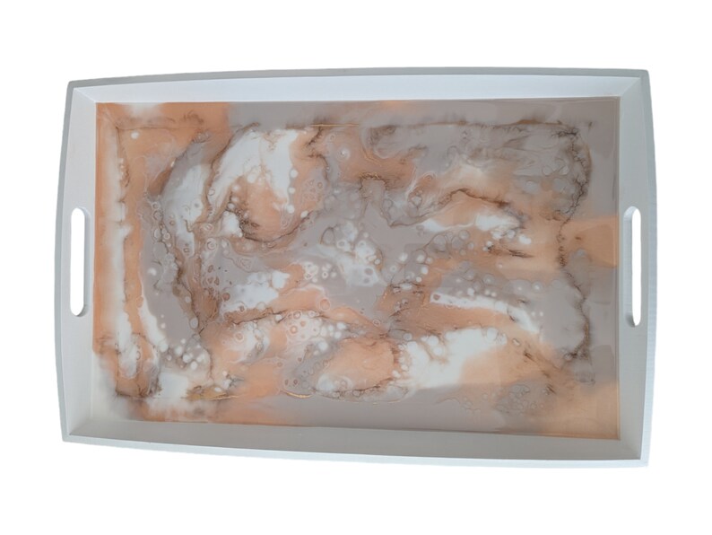 Large Display Tray - Pink Marble