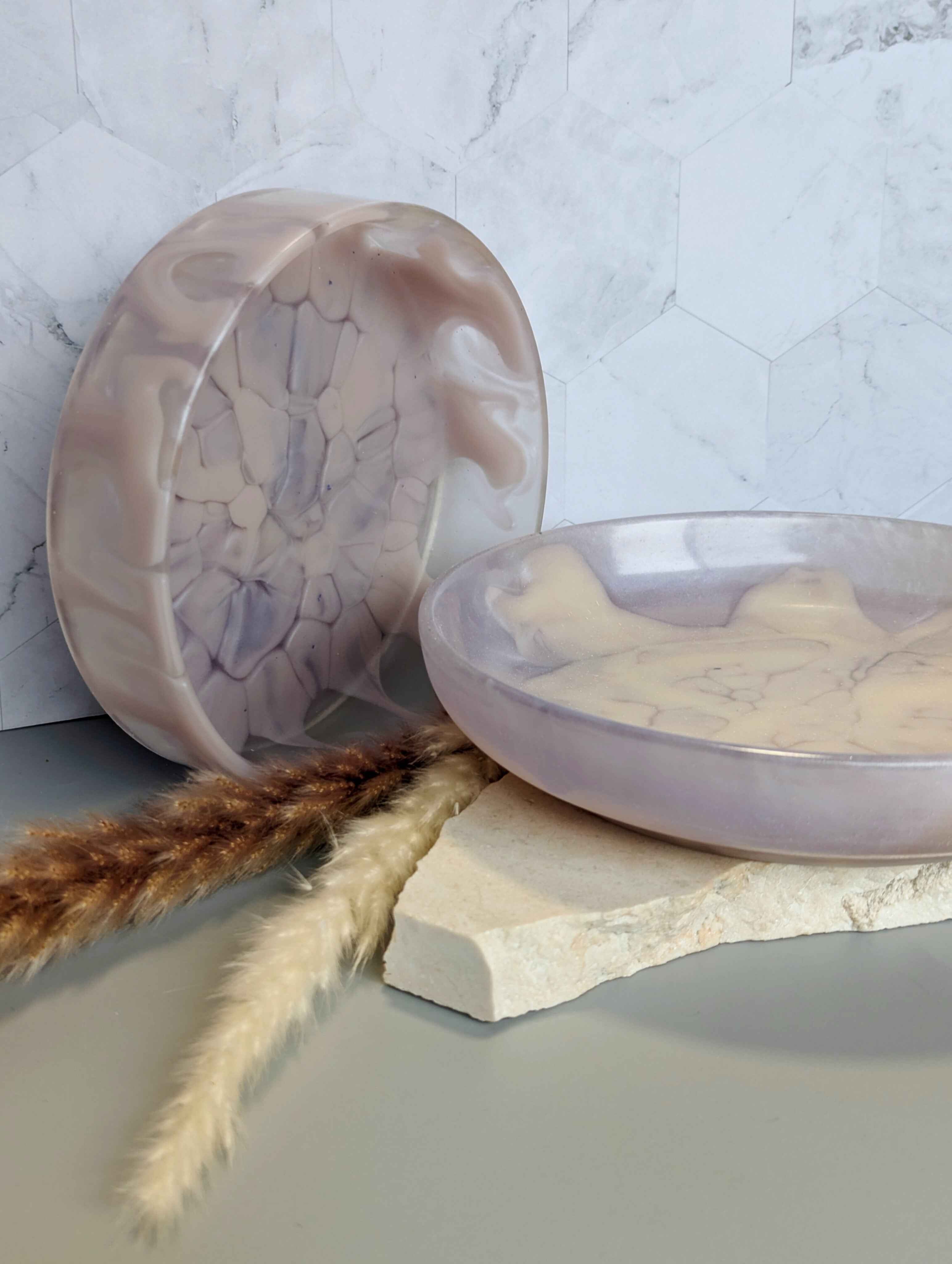 Roseate Bowl & Plate set