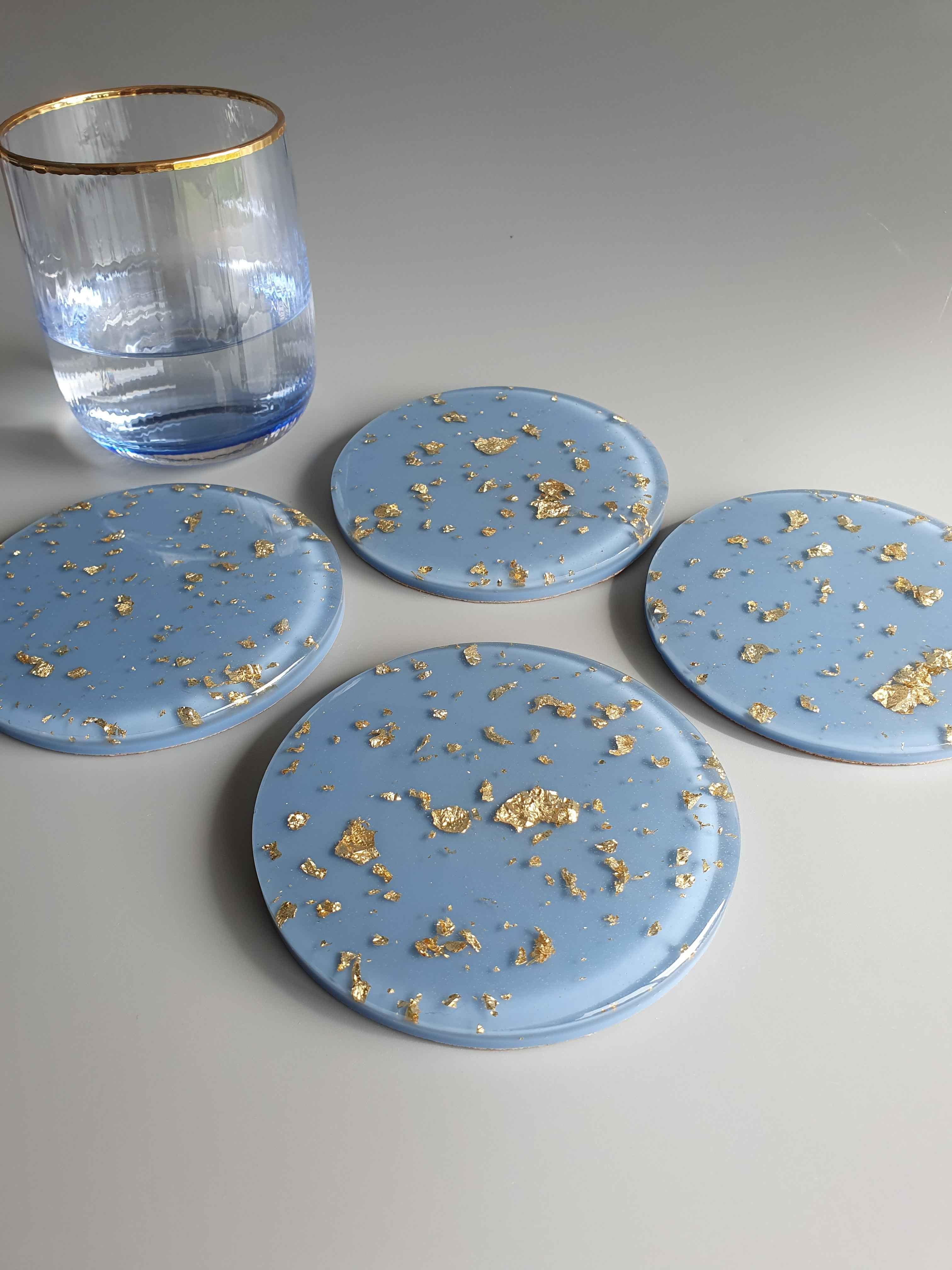 Lux Coasters - Blue - Made to Order