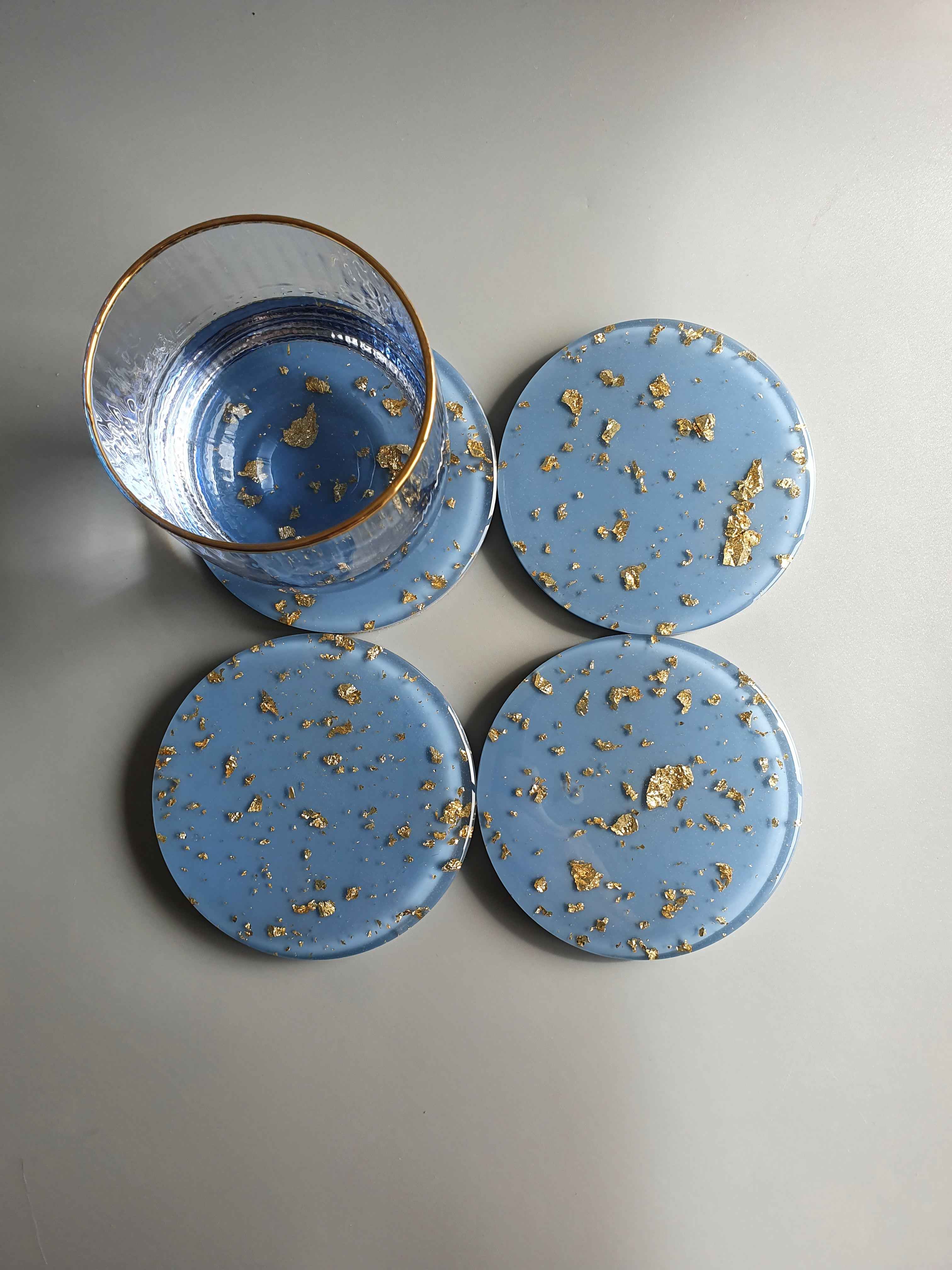 Lux Coasters - Blue - Made to Order