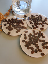 Load image into Gallery viewer, Coffee Bean Coasters - Made to Order

