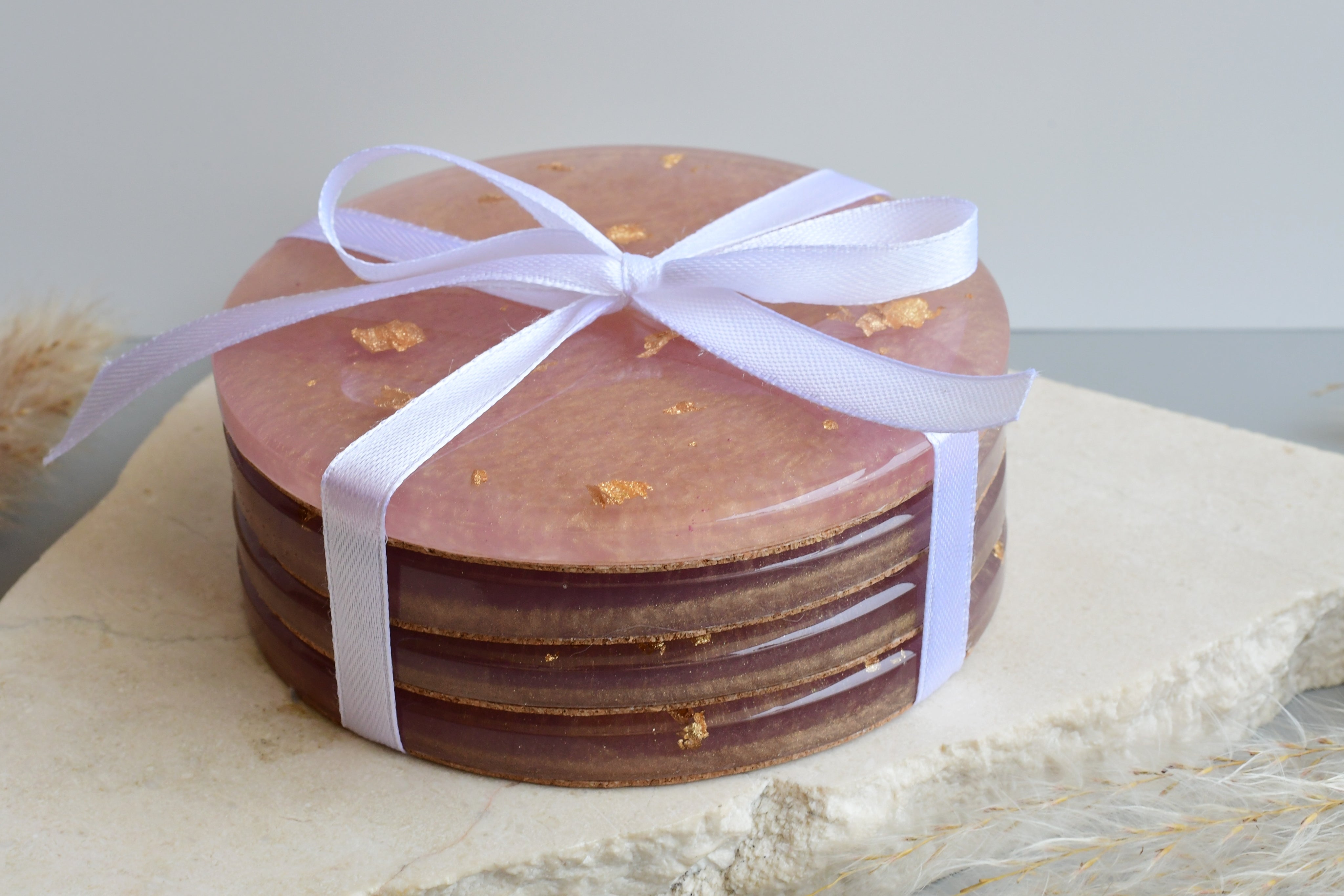 Lux Coasters - Pink - Made to Order
