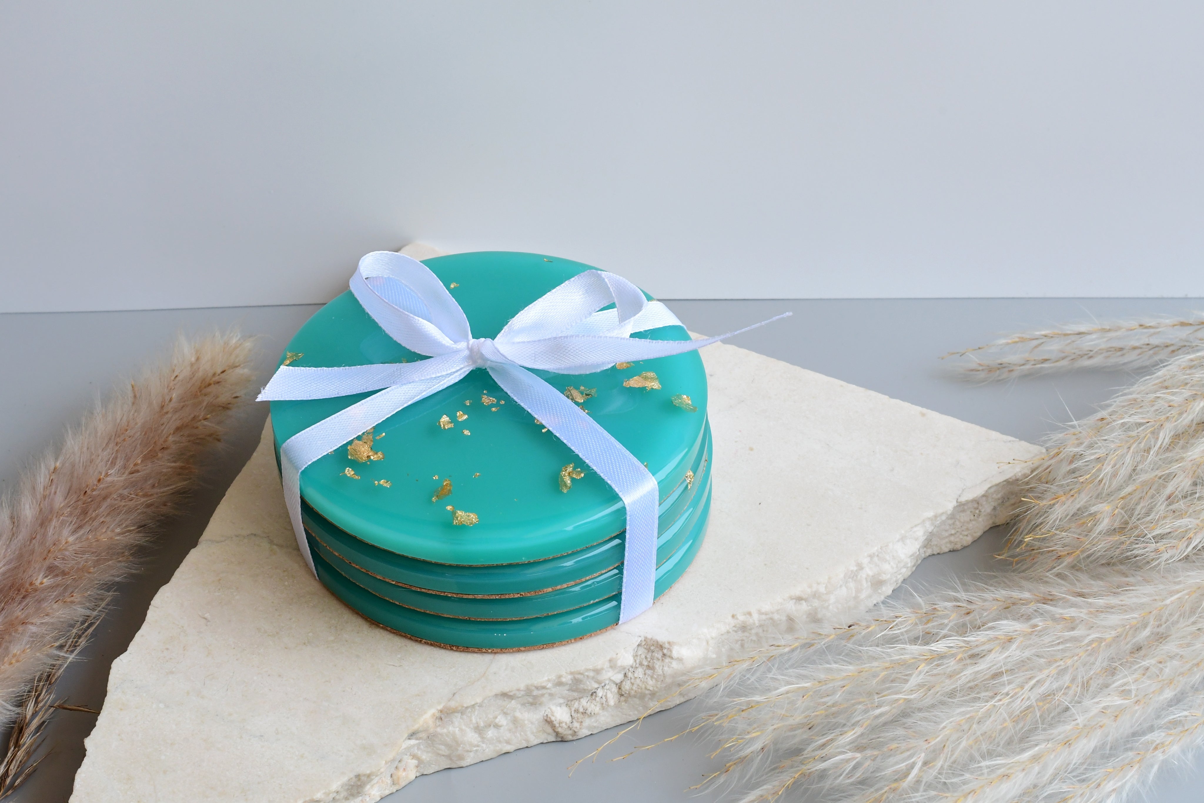 Lux Coasters - Green - Made to Order