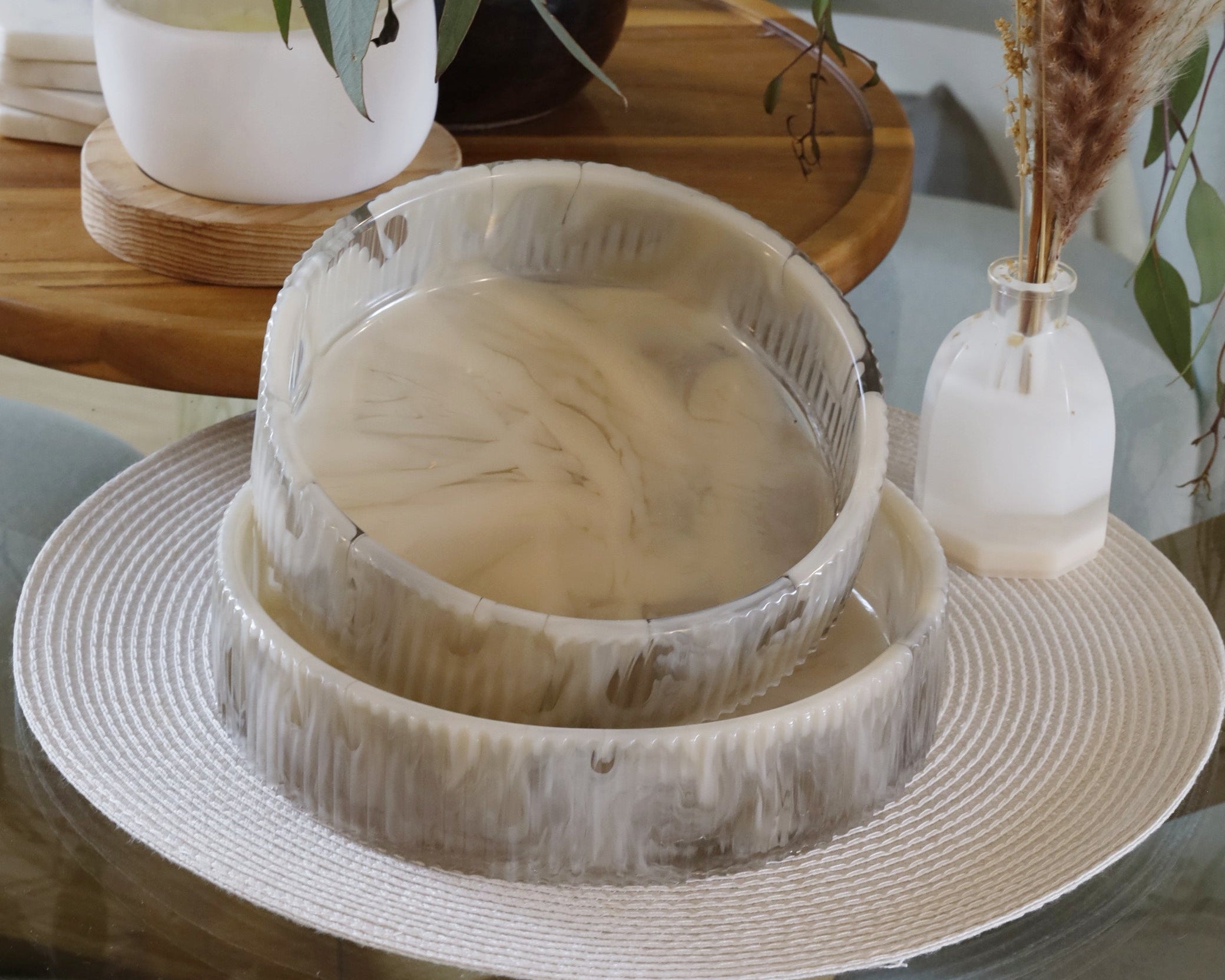 Ribbed Serving Bowl Sets