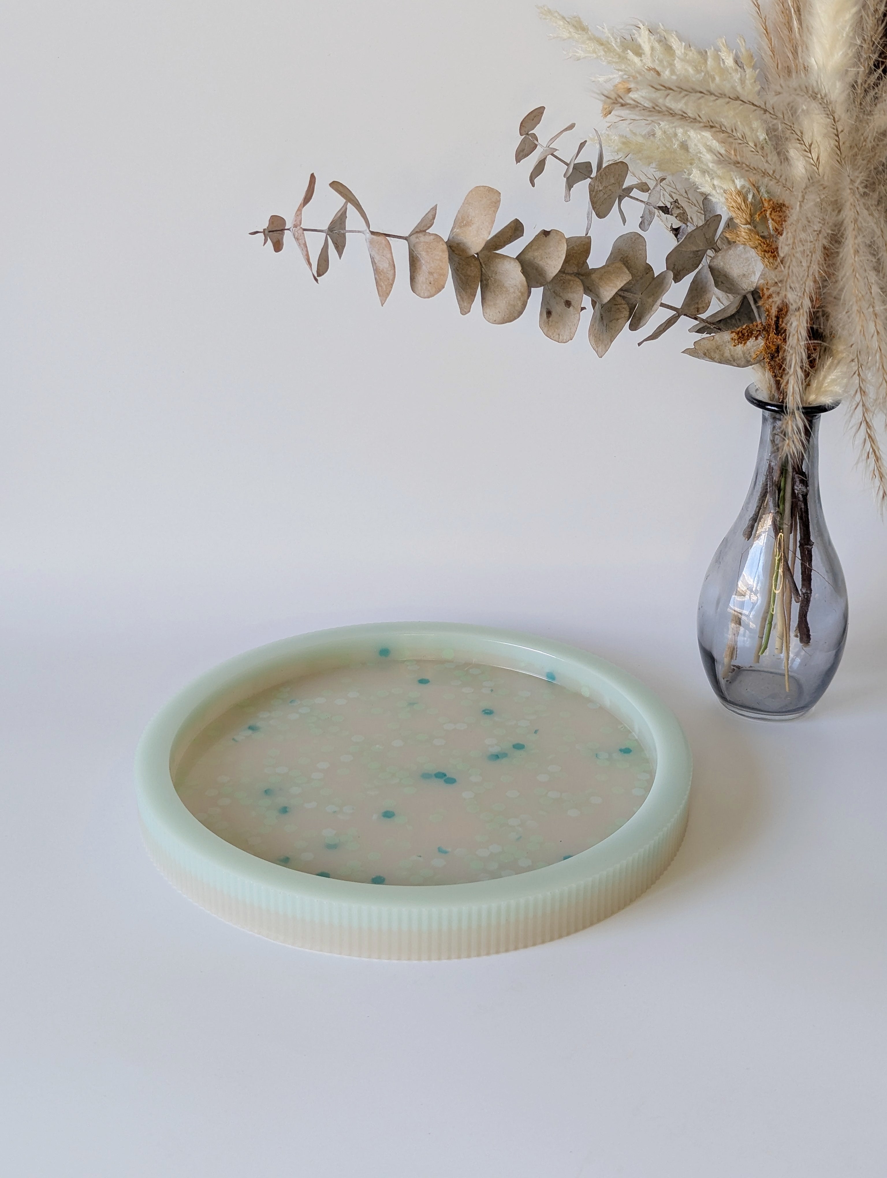 Ribbed Decor Tray