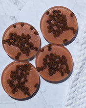Load image into Gallery viewer, Coffee Bean Coasters - Shimmer Pink
