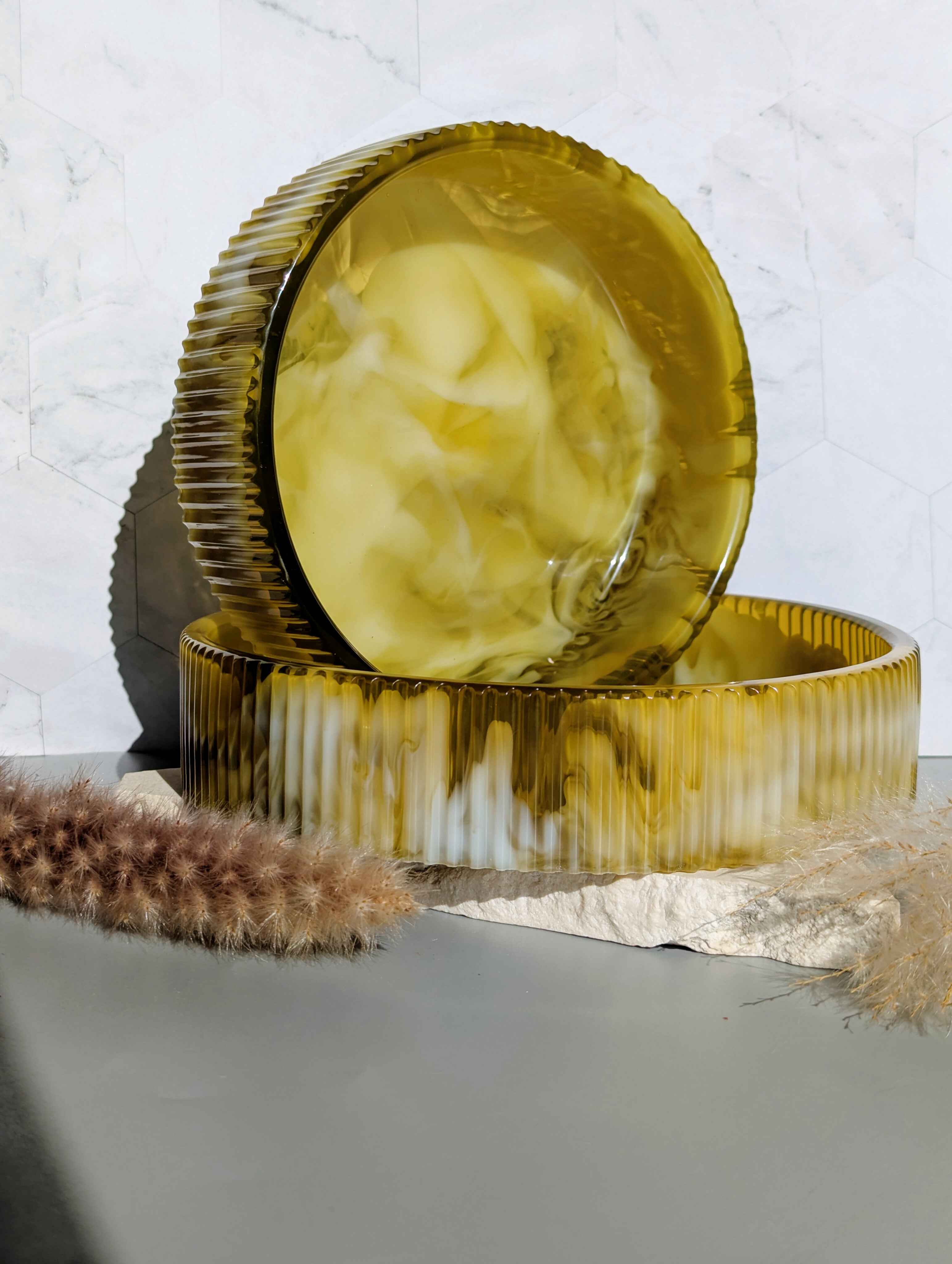 Ribbed Serving Bowl Sets