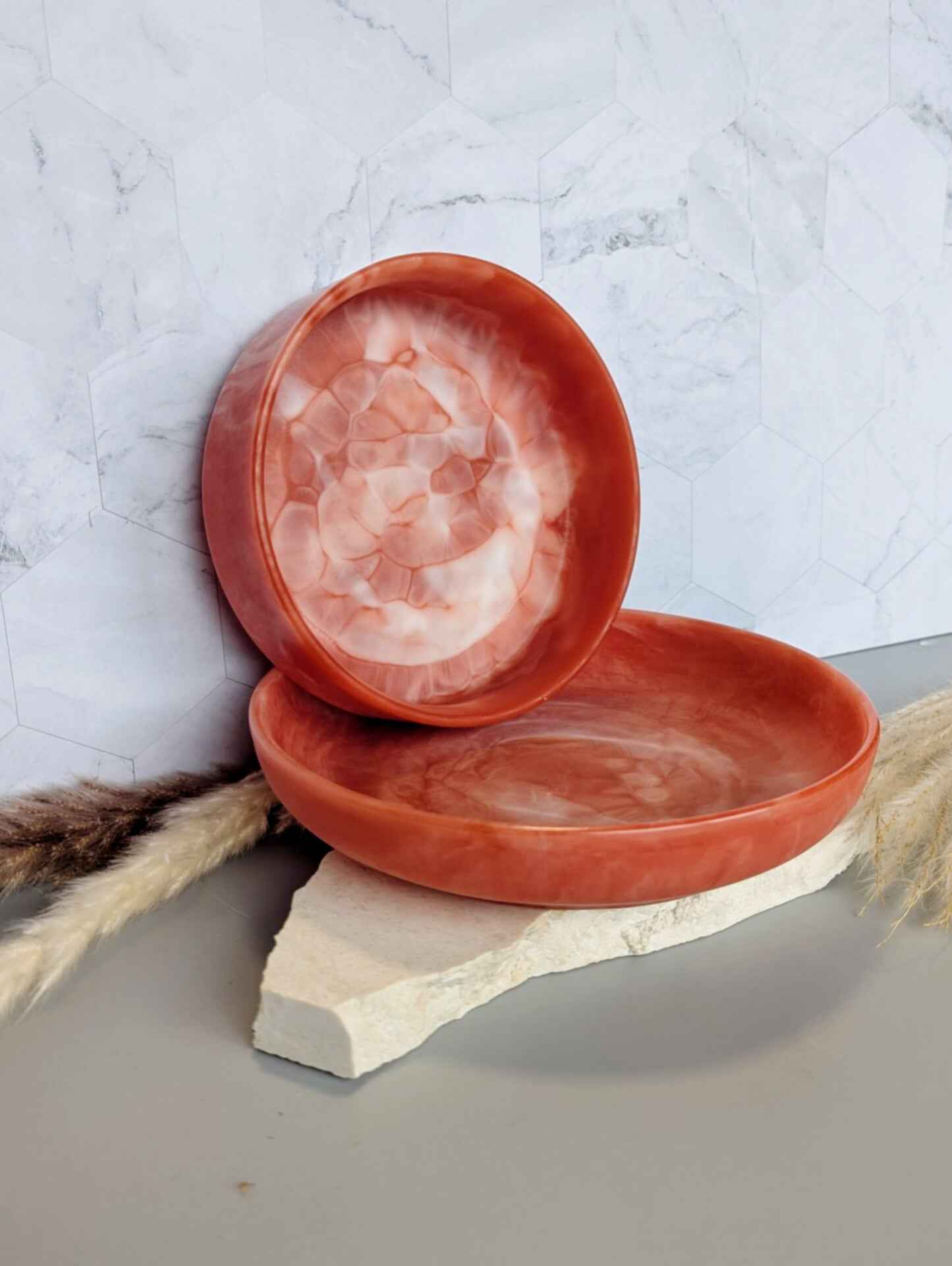 Roseate Bowl & Plate set