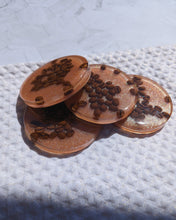 Load image into Gallery viewer, Coffee Bean Coasters - Shimmer Pink
