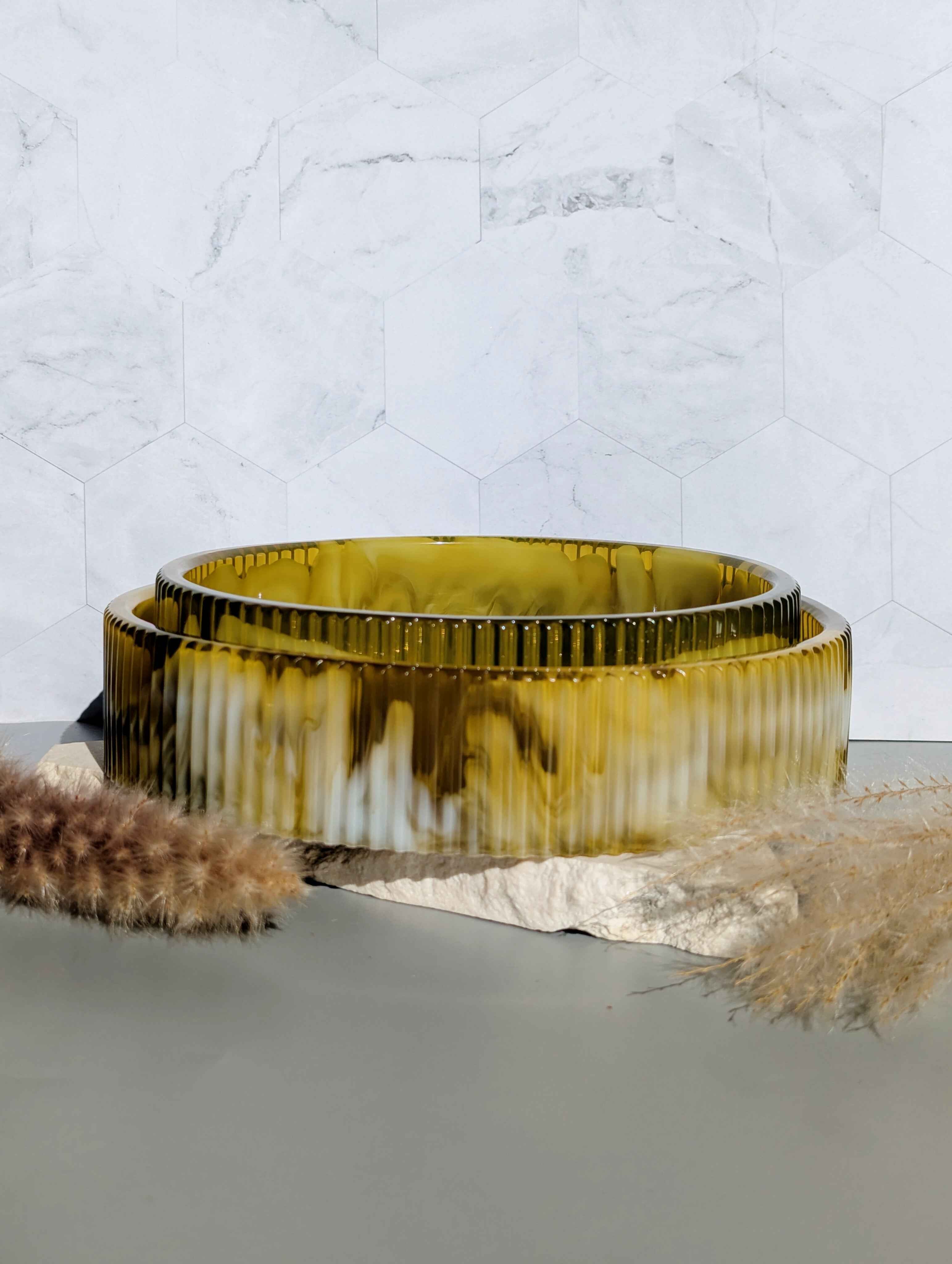 Ribbed Serving Bowl Sets