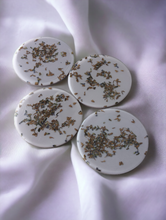 Load image into Gallery viewer, Lavender Resin Coasters Sets
