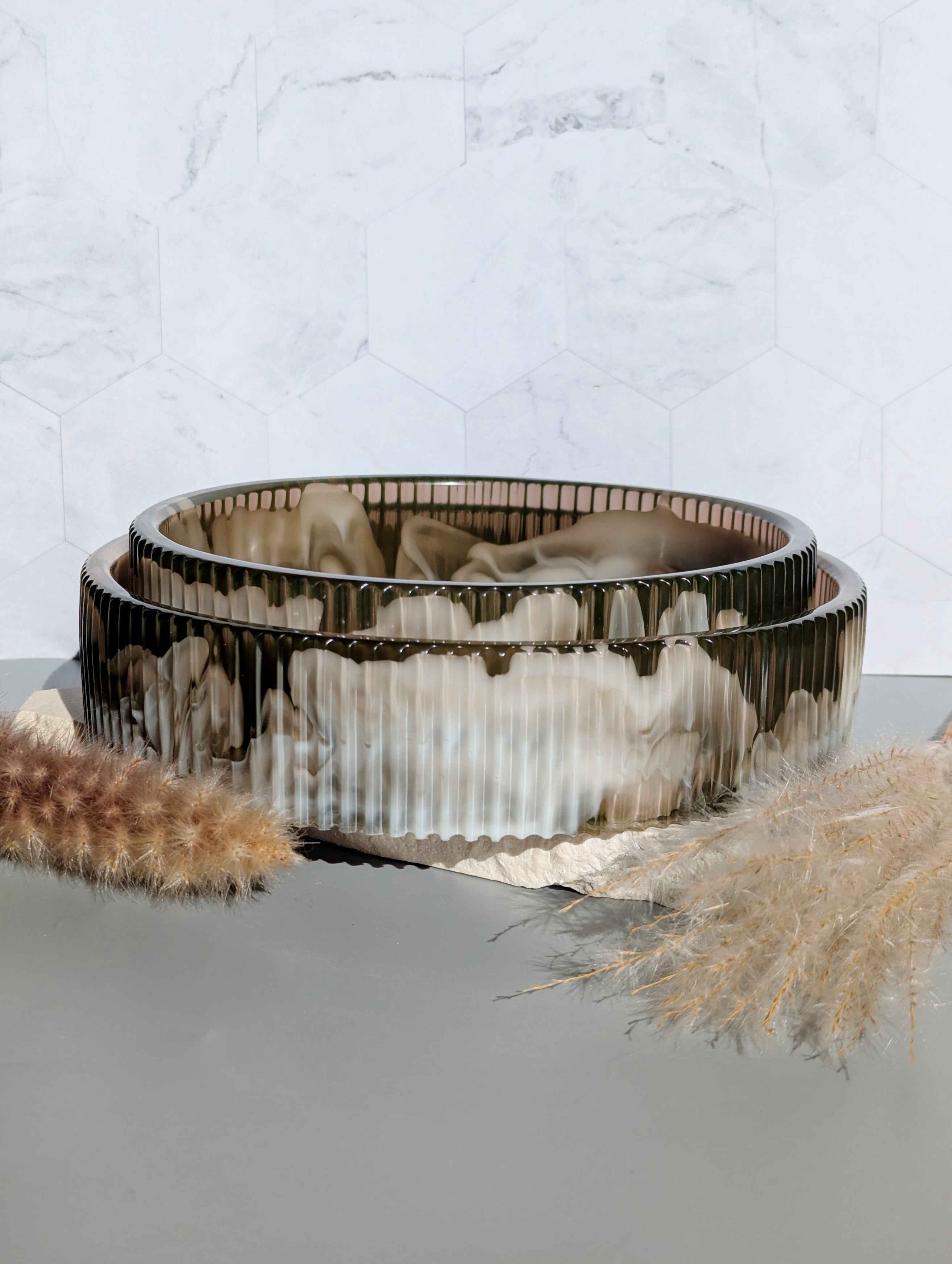 Ribbed Serving Bowl Sets