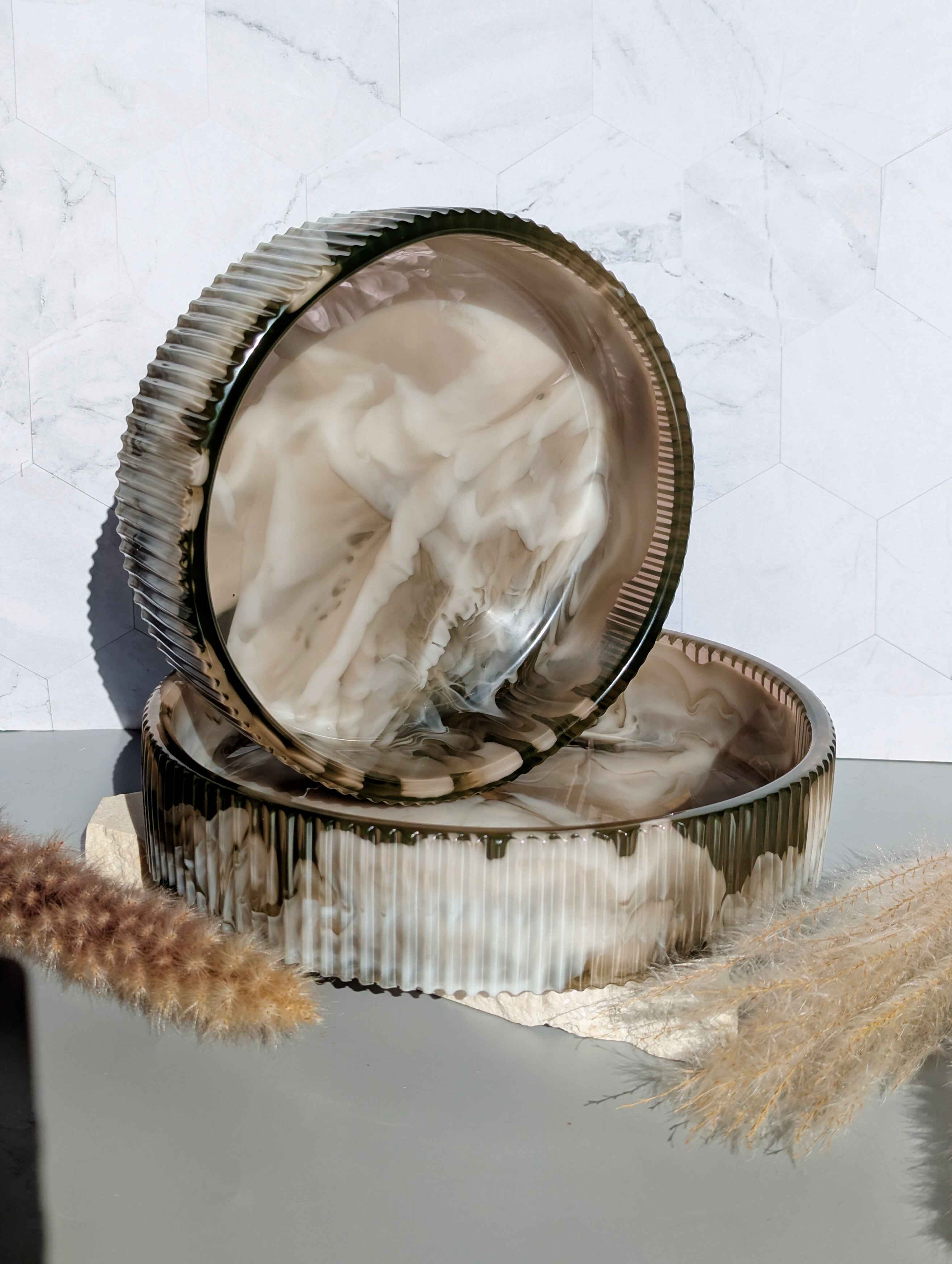 Ribbed Serving Bowl Sets