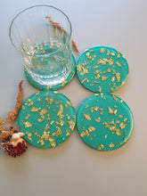 Load image into Gallery viewer, Lux Coasters - Green - Made to Order
